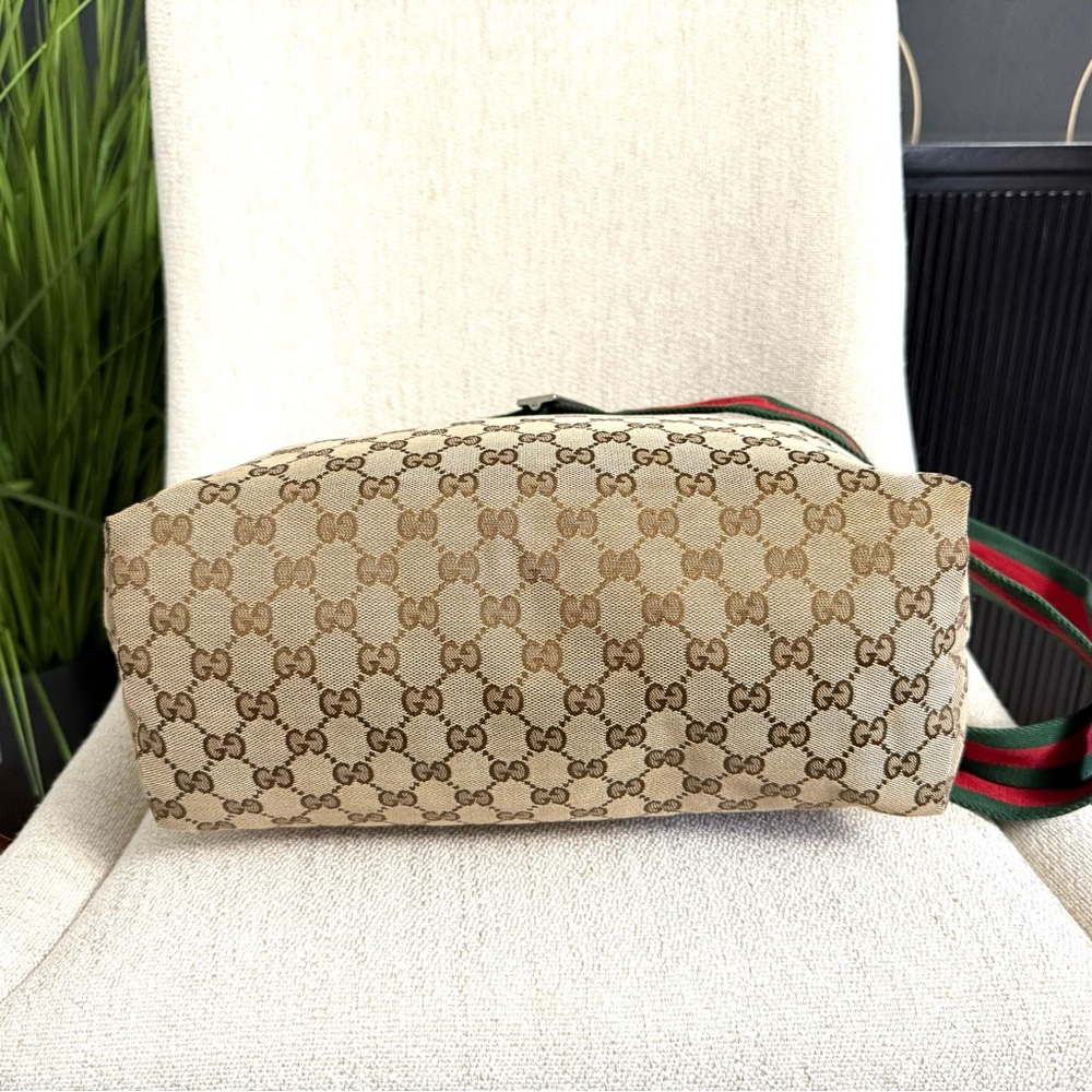 Authentic Gucci unisex messenger bag brown monogram canvas - Picture 13 of 16